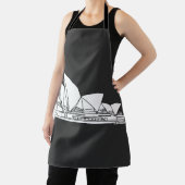 Sydney Opera House Australia tekenend souvenir Schort (Insitu)