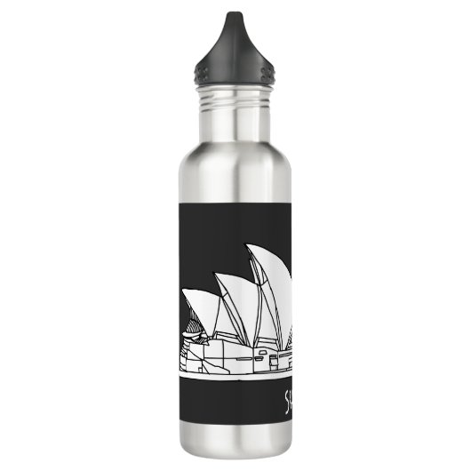 Sydney Opera House Australia tekenend souvenir Waterfles (Links)