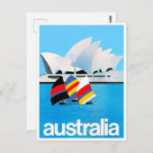 Sydney Opera House Australia vintage Briefkaart (Voorkant / Achterkant)