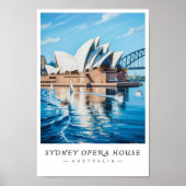 Sydney Opera House Australia Wall Art Poster (Voorkant)
