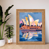 Sydney Opera House Australië Aquarel Poster