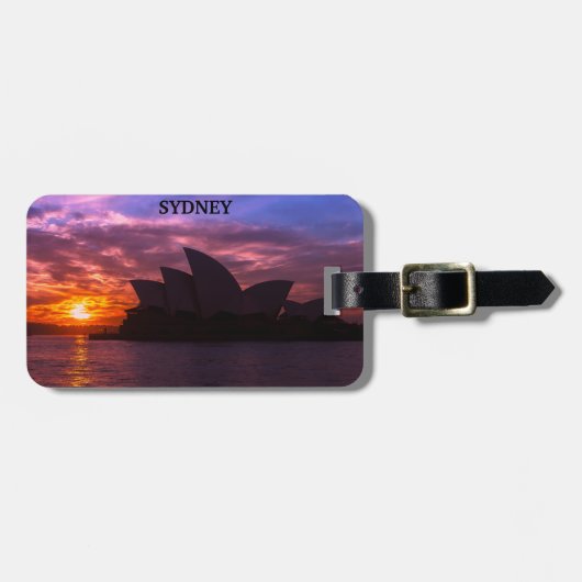 SYDNEY - OPERA HOUSE - AUSTRALIË BAGAGELABEL (Voorkant horizontaal)