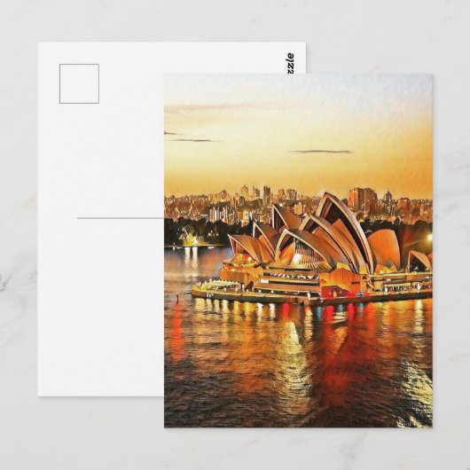 Sydney Opera House, Australië Briefkaart (Voorkant / Achterkant)