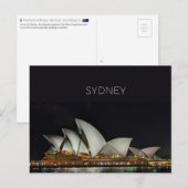 Sydney Opera House, Australië Briefkaart (Voorkant / Achterkant)