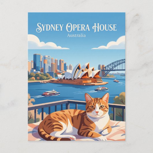 Sydney Opera House Australië Briefkaart (Voorkant)