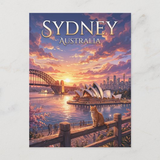 Sydney Opera House Australië Briefkaart (Voorkant)