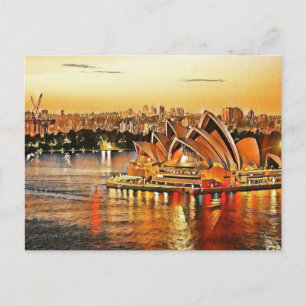 Sydney Opera House, Australië Briefkaart