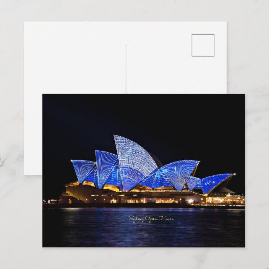 Sydney Opera House, Australië Briefkaart (Voorkant / Achterkant)