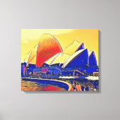 Sydney Opera House, Australië Canvas Afdruk (Voorkant)