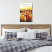 Sydney Opera House, Australië Canvasprint Canvas Afdruk (Insitu (Slaapkamer))