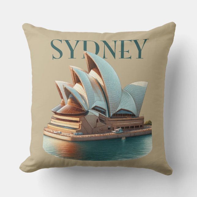 Sydney Opera House Australië Kussen (Voorkant)