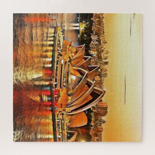 Sydney Opera House, Australië Legpuzzel (Horizontaal)