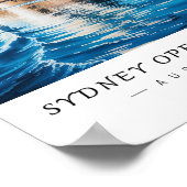 Sydney Opera House Australië Muurkunst Poster (Hoek)