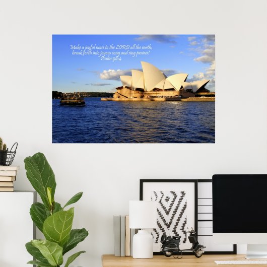 Sydney Opera House, Australië Poster (Thuiskantoor)