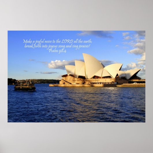Sydney Opera House, Australië Poster (Voorkant)