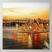 Sydney Opera House, Australië Poster (Voorkant)