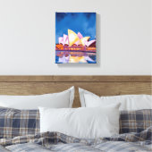 Sydney Opera House, Australië Schilderij Canvas Afdruk (Insitu (Slaapkamer))