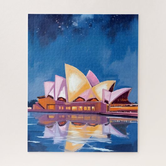Sydney Opera House, Australië Schilderij Legpuzzel (Verticaal)