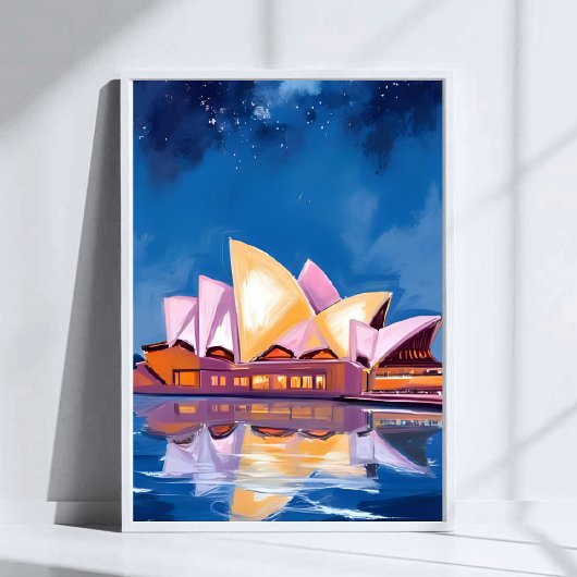 Sydney Opera House, Australië Schilderij Poster