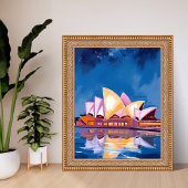 Sydney Opera House, Australië Schilderij Poster