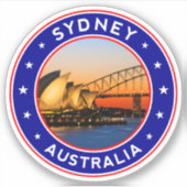Sydney Opera House, Australië, Sydney Sticker (Voorkant)
