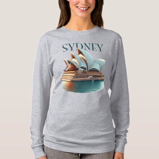 Sydney Opera House Australië T-shirt (Voorkant)