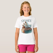 Sydney Opera House Australië T-shirt (Voorkant volledig)