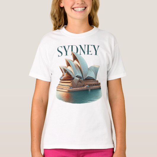 Sydney Opera House Australië T-shirt (Voorkant)