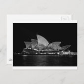 Sydney Opera House bij nacht Australië Briefkaart (Voorkant / Achterkant)