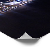 Sydney Opera House bij nacht Poster (Hoek)