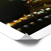 Sydney Opera House bij nacht Poster (Hoek)