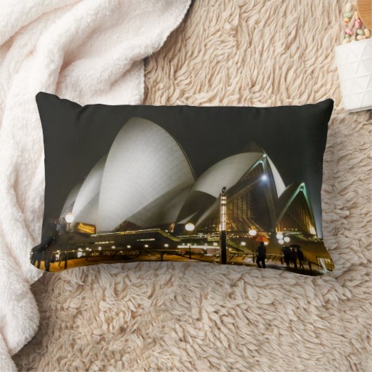 Sydney Opera House bij Night Pillow Kussen (Deken)