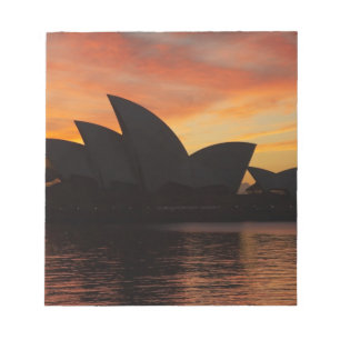 Sydney Opera House bij zonsopgang, Sydney, Nieuw-Z Notitieblok