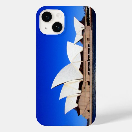 sydney opera house blauw Case-Mate iPhone case (Achterkant)