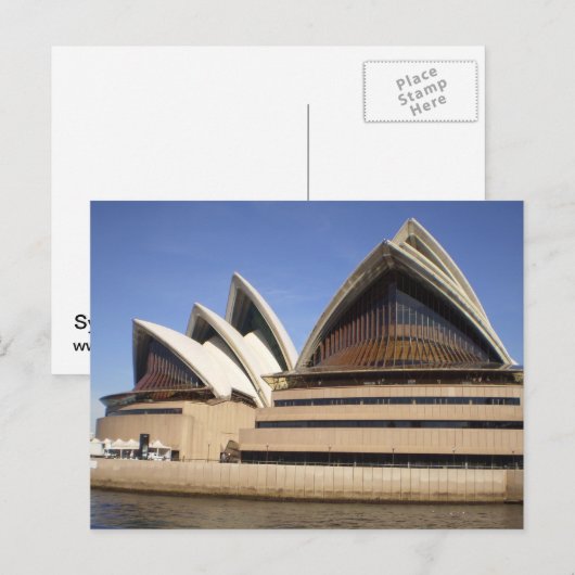 Sydney Opera House Briefkaart (Voorkant / Achterkant)