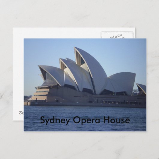 Sydney Opera House Briefkaart (Voorkant / Achterkant)