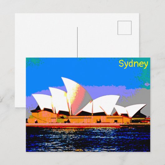 Sydney Opera House Briefkaart (Voorkant / Achterkant)