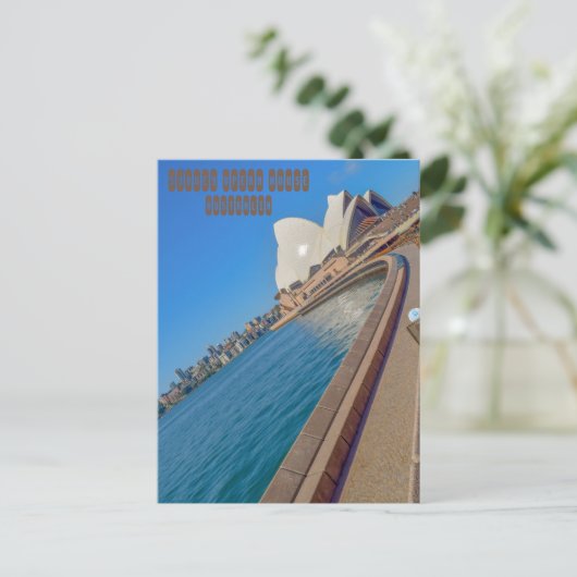 Sydney Opera House Briefkaart (Staand voorkant)