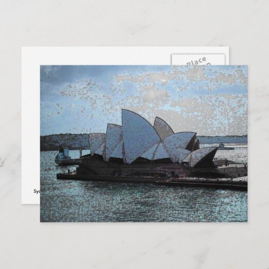 Sydney Opera House Briefkaart (Voorkant / Achterkant)
