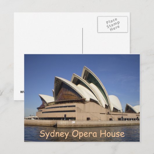 Sydney Opera House Briefkaart (Voorkant / Achterkant)