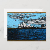 Sydney Opera House Briefkaart (Voorkant / Achterkant)
