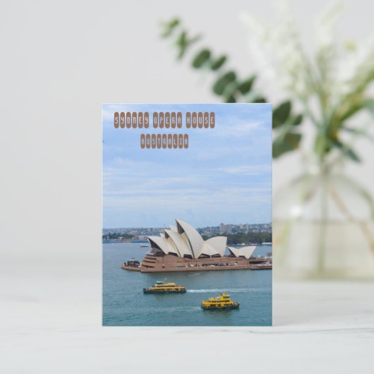 Sydney Opera House Briefkaart (Staand voorkant)