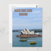Sydney Opera House Briefkaart (Voorkant / Achterkant)