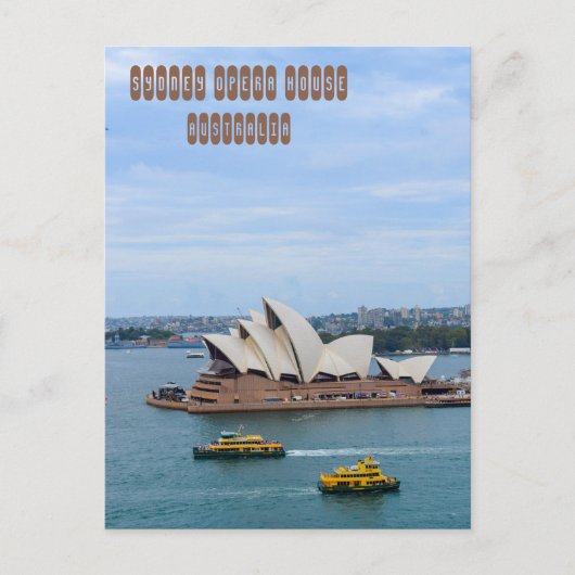 Sydney Opera House Briefkaart (Voorkant)
