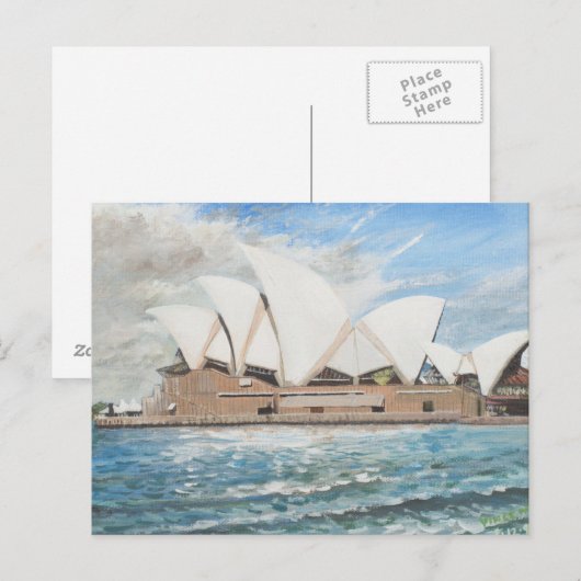 Sydney Opera House Briefkaart (Voorkant / Achterkant)
