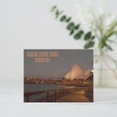 Sydney Opera House Briefkaart (Staand voorkant)