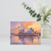 Sydney Opera House Briefkaart (Staand voorkant)