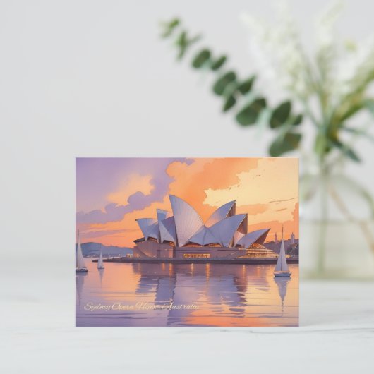 Sydney Opera House Briefkaart (Staand voorkant)