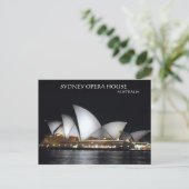 Sydney Opera House Briefkaart (Staand voorkant)