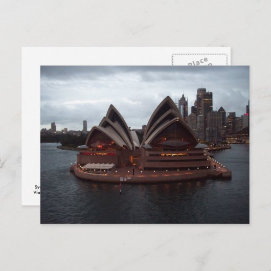 Sydney Opera House Briefkaart (Voorkant / Achterkant)